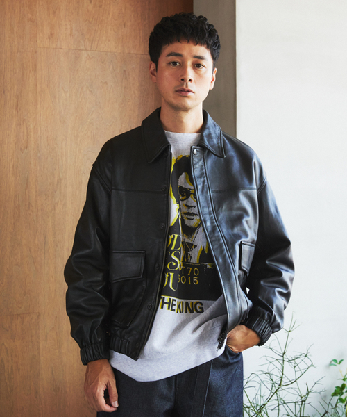 EDIFICE（エディフィス） 革ジャン ライダース A2 レザーショート