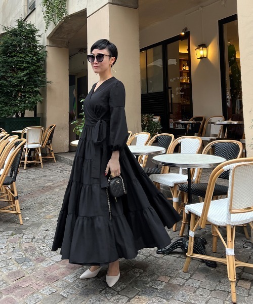 ワンピース ラグジュアリー大人ティアードワンピース : ZOZOTOWN Yahoo