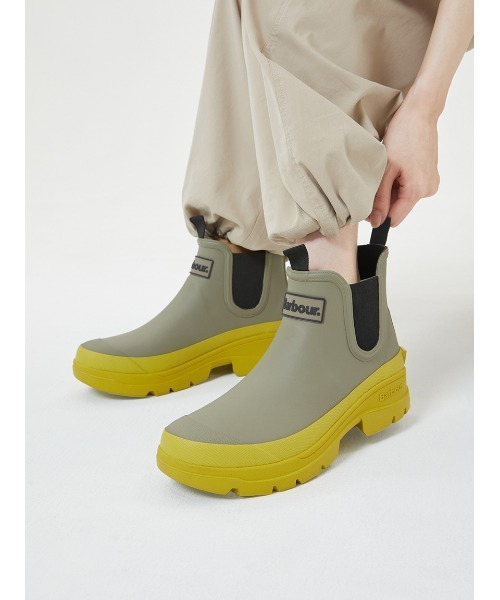 Barbour（バブアー） 長靴 レインブーツ Nimbus サイドゴア ショート