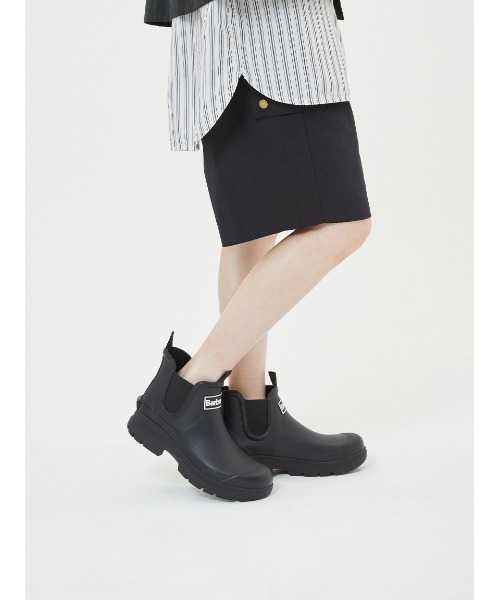 Barbour（バブアー） 長靴 レインブーツ Nimbus サイドゴア ショート