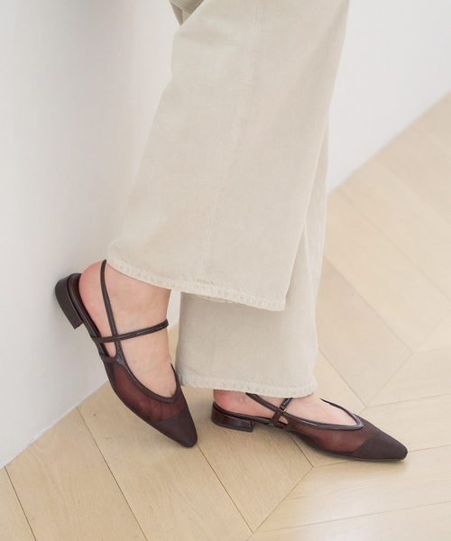 LE TALON（ル タロン） シューズ シアーストラップスリングバック