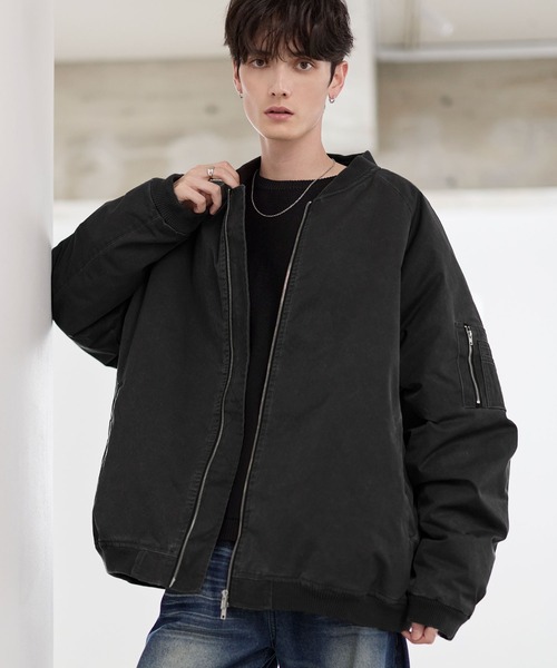 ASTRONOMY ma1 ma-1 ヴィンテージ加工ビッグMA-1ボンバージャケット