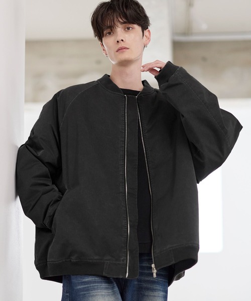 ASTRONOMY ma1 ma-1 ヴィンテージ加工ビッグMA-1ボンバージャケット