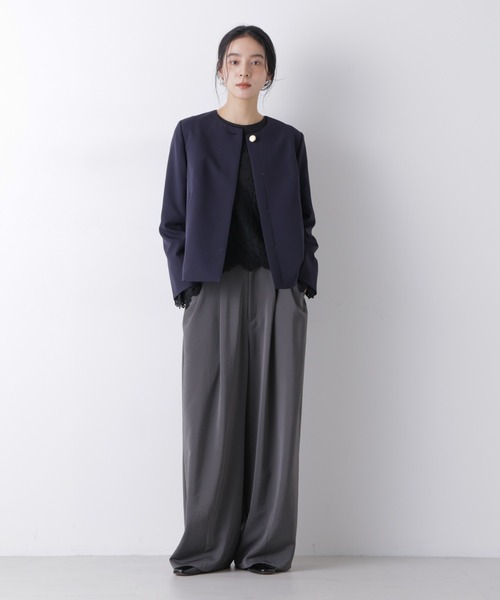 NANO universe（ナノ・ユニバース） ジャケット ノーカラージャケット