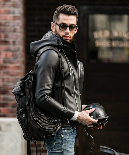 JOHNNY WOLF（ジョニーウルフ） 革ジャン ライダース メンズ