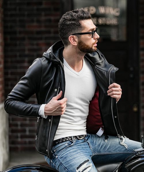 JOHNNY WOLF（ジョニーウルフ） 革ジャン ライダース メンズ