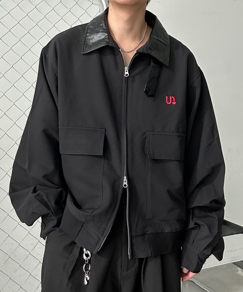 UNDERSTATEMENTs ブルゾン アウター 「ユニセックス」ショート丈レザー