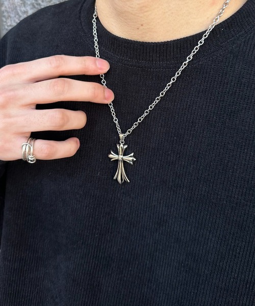 POLICE（ポリス） ネックレス GRACE メンズ クロスモチーフ ネックレス
