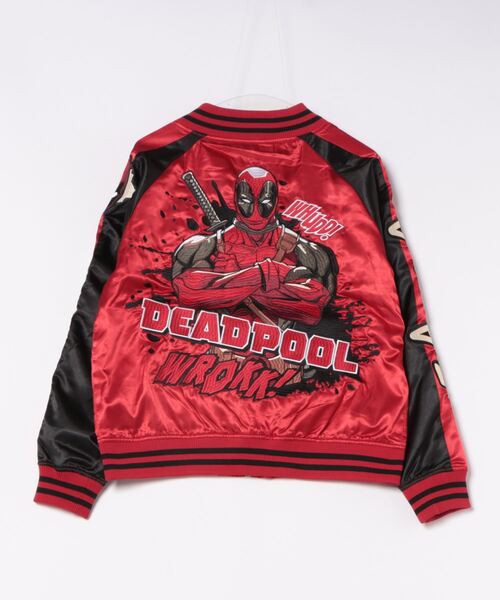 MARVEL（マーベル） スカジャン 「 」 エンブロイダリー スカジャン L