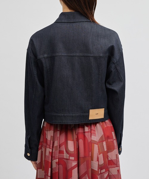 ROPE'（ロペ） デニムジャケット gジャン シルク混リアクティブデニムG