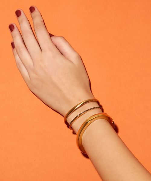 ARTIDA OUD バングル bone” オーガニック ダルポリッシュ thin