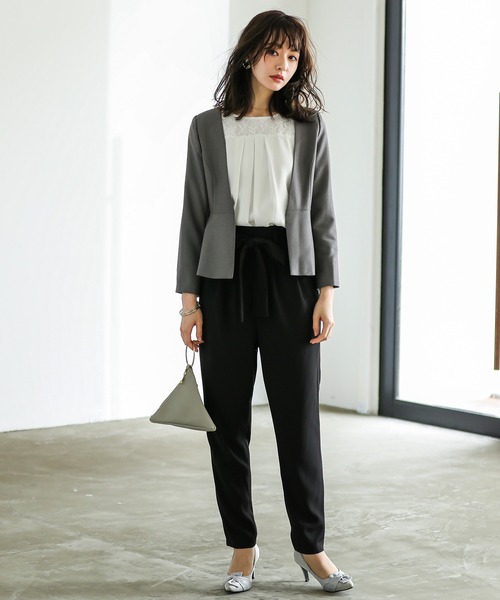 niana（ニアナ） セットアップ セットアップ ペプラムジャケット