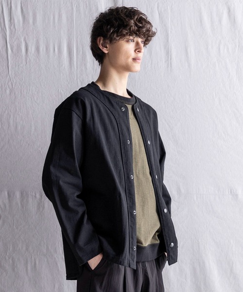 Jackman（ジャックマン） ジャケット ノーカラージャケット Dotsume UF