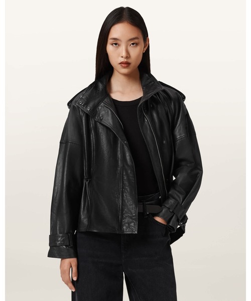 ALLSAINTS（オールセインツ） コート アウター SERNE LEATHER JACKET