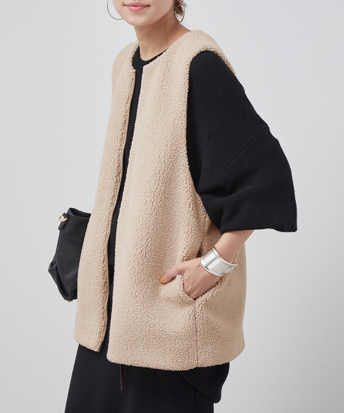 FRAMeWORK（フレームワーク） ベスト ボアZIPベスト レディース