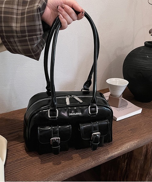 FREE STYLISTS ショルダーバッグ バッグ Y2K レトロ バックルデザイン