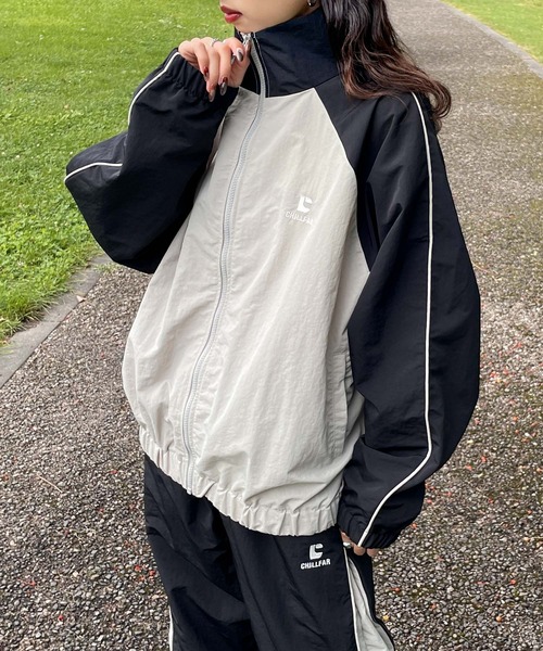 ブルゾン ジャンバー ナイロントラックジャケット / セットアップ着用