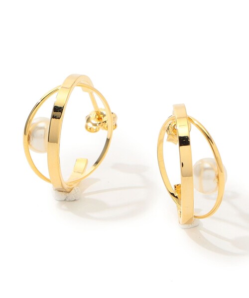 TOMORROWLAND（トゥモローランド） ピアス 「別注」januka ダブル