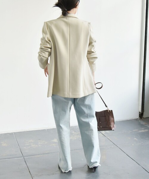 quaranciel ジャケット テーラードジャケット quaranciel:「洗濯機可能