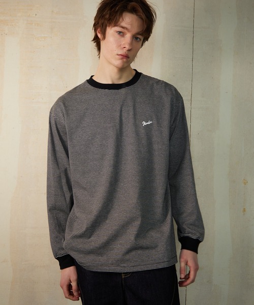 number nine ボーダー ロンT エディ archive ナンバーナイン NUMBER (N