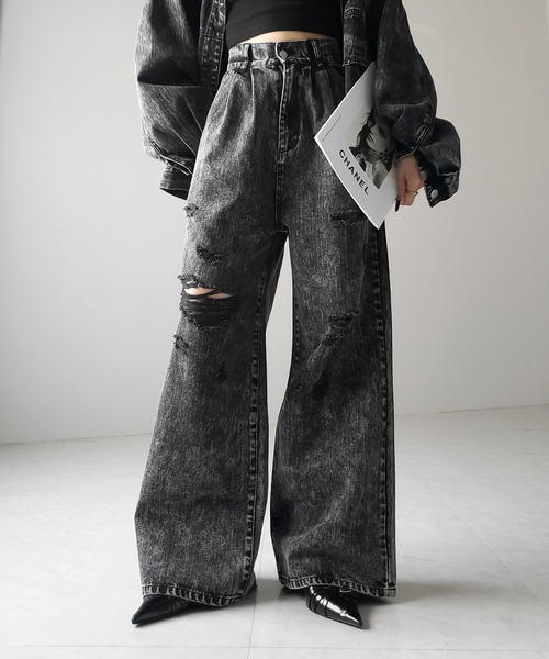 me+em select（ミームセレクト） ジーンズ デニム デニムパンツ