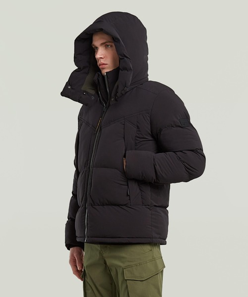 G-STAR RAW ダウンジャケット ダウン G-WHISTLER PADDED HOODED JACKET
