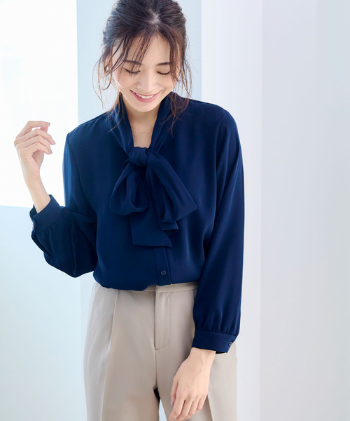 CROSS FUNCTION（クロスファンクション） ブラウス シャツ 「洗える