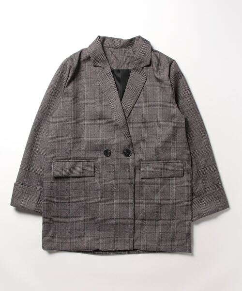 Sibra（シブラ） ジャケット テーラードジャケット チェック柄