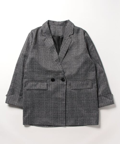 Sibra（シブラ） ジャケット テーラードジャケット チェック柄