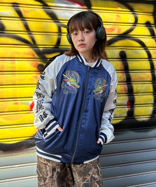 A'gem（エージェム） スカジャン A'GEM/9 × .kom リバーシブル