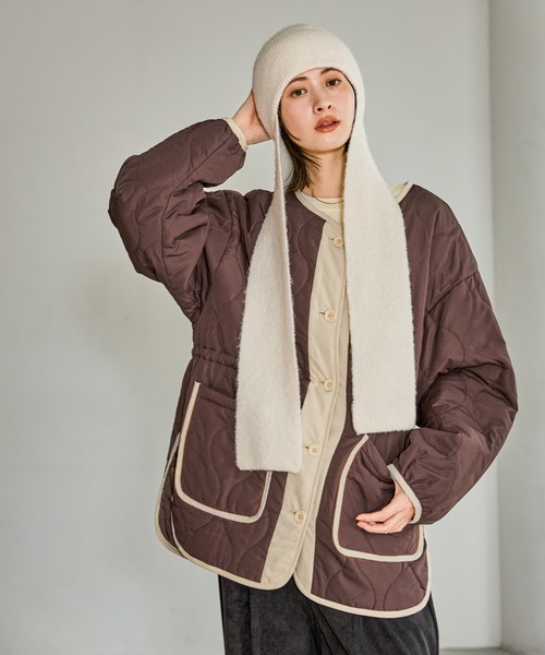 LAKOLE（ラコレ） ニット帽 ニットキャップ マフラーニットワッチ