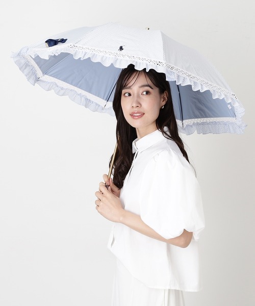 POLO RALPH LAUREN（ポロ・ラルフローレン） 折りたたみ傘 遮光 晴雨