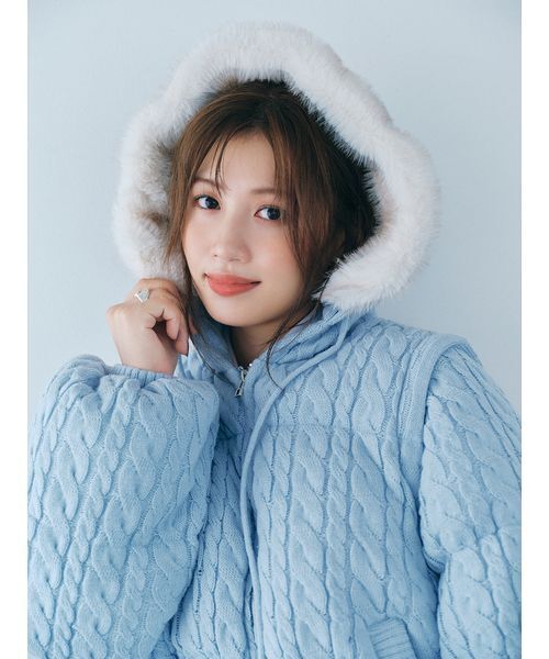 FURFUR（ファーファー） ダウンコート ダウンジャケット 4WAYニット