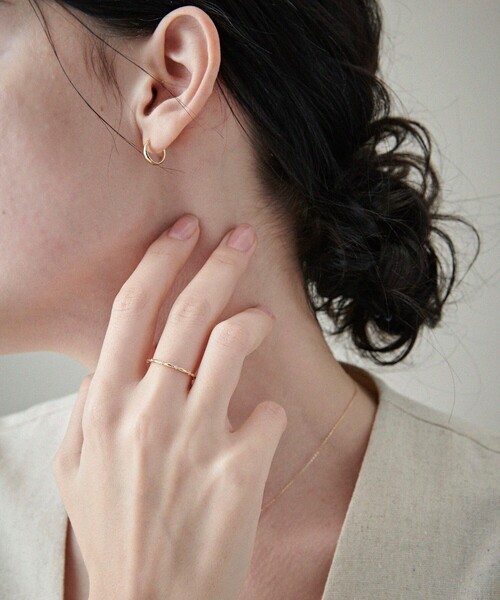 ete（エテ） 指輪 リング 「レイヤード」 K10YG ダイヤモンド リング