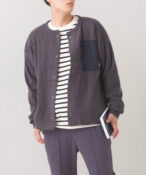 OMNES（オムネス） カーディガン メンズふわ軽静電気防止マイクロ