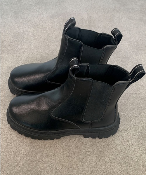 link lot ブーツ サイドゴア厚底ブーツ メンズ レディース : ZOZOTOWN