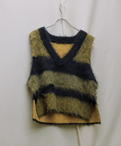 ADAM ET ROPE'（アダムエロペ） ベスト ジレ 「WEB限定」ブラッシュド