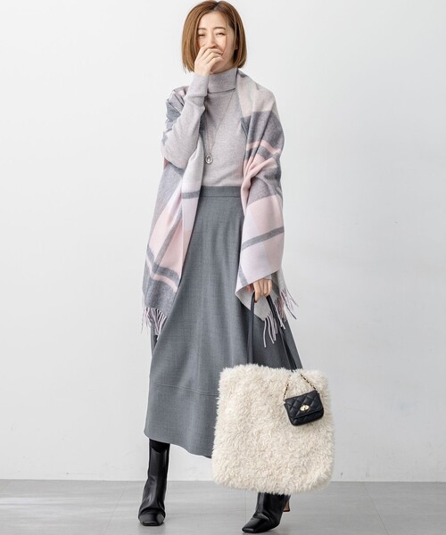 23区（ニジュウサンク） ニット セーター ウーステッドウール リブ