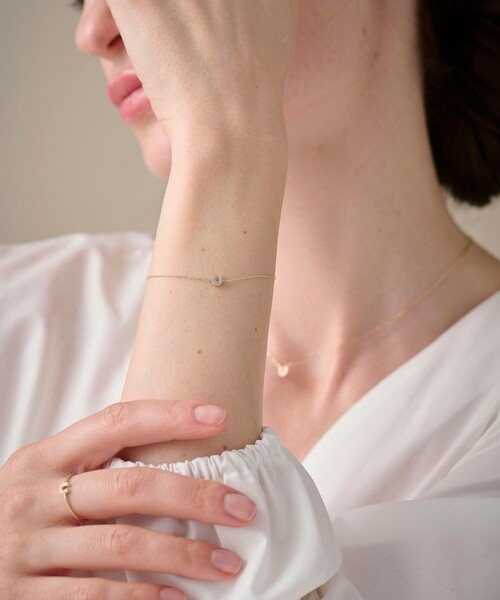 ete（エテ） ブレスレット K10YG ダイヤモンド ホースシュー