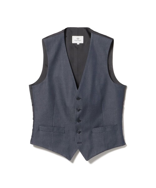 BEAMS HEART（ビームス ハート） ベスト ジレ ストレッチデニム