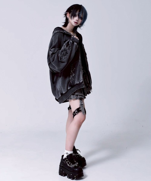 REFLEM（レフレム） パーカー 「REFLEM/レフレム」猫耳ZIPパーカー