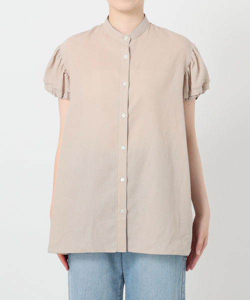 IENA（イエナ） ブラウス シャツ パフスリーブ半袖ブラウス レディース