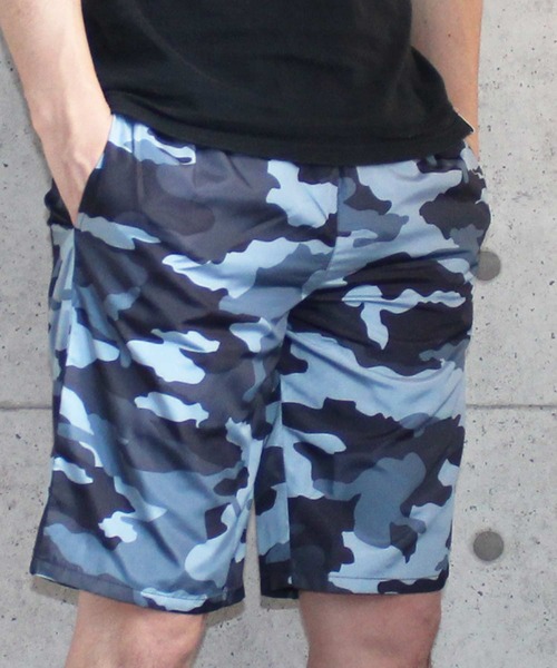 SHISKY（シスキー） パンツ 迷彩柄 ハーフパンツ ショーツ 撥水 UV