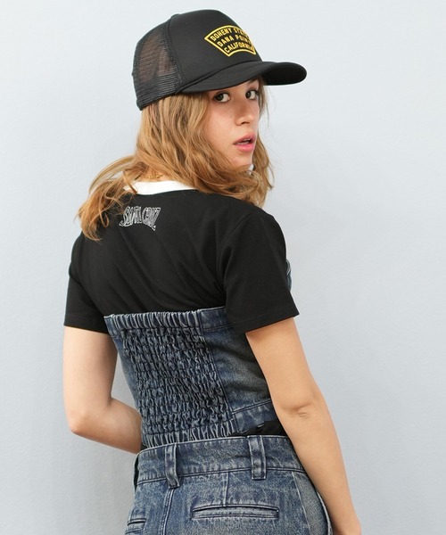 Dickies（ディッキーズ） チューブトップ ベアトップ デニムビスチェ