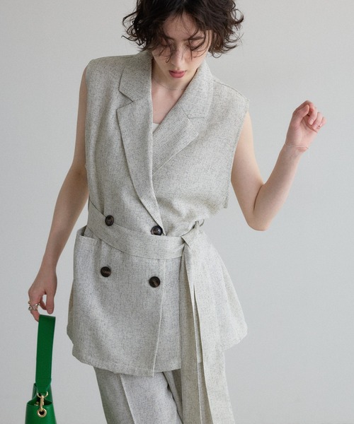 &. NOSTALGIA（ノスタルジア） ベスト ジレ 「ZOZO限定」ミックス