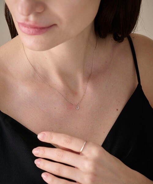 ete（エテ） ネックレス 「シェア」 K10MPG ダイヤモンド ホースシュー