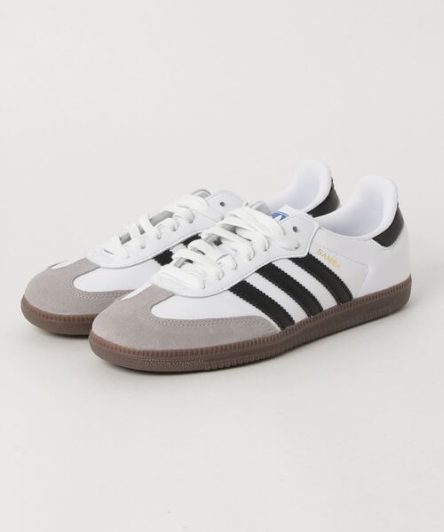 adidas（アディダス） スニーカー SAMBA OG サンバ OG WHT/BLK/GRNT