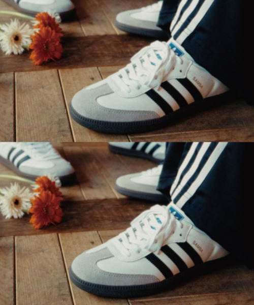 adidas（アディダス） スニーカー SAMBA OG サンバ OG WHT/BLK/GRNT