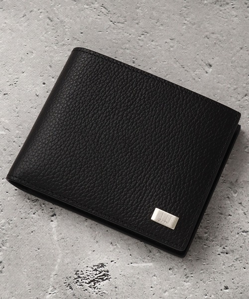 dunhill（ダンヒル） 財布 「DUNHILL/ダンヒル」本革 ロゴ刻印メタル