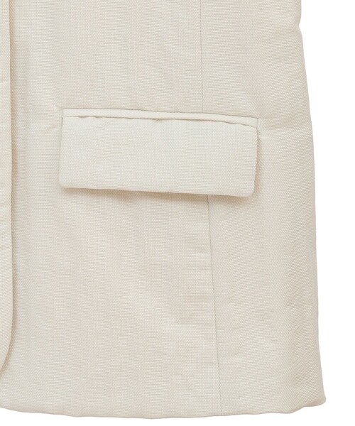 CLANE（クラネ） ベスト ジレ 「CLANE/クラネ」PADDED MESH VEST/パ